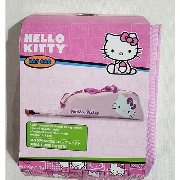 Hello kitty pink bat bag L31'' x W7'' X H9'' - Picture 5 of 6